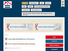 Tablet Screenshot of logcabinhouston.org